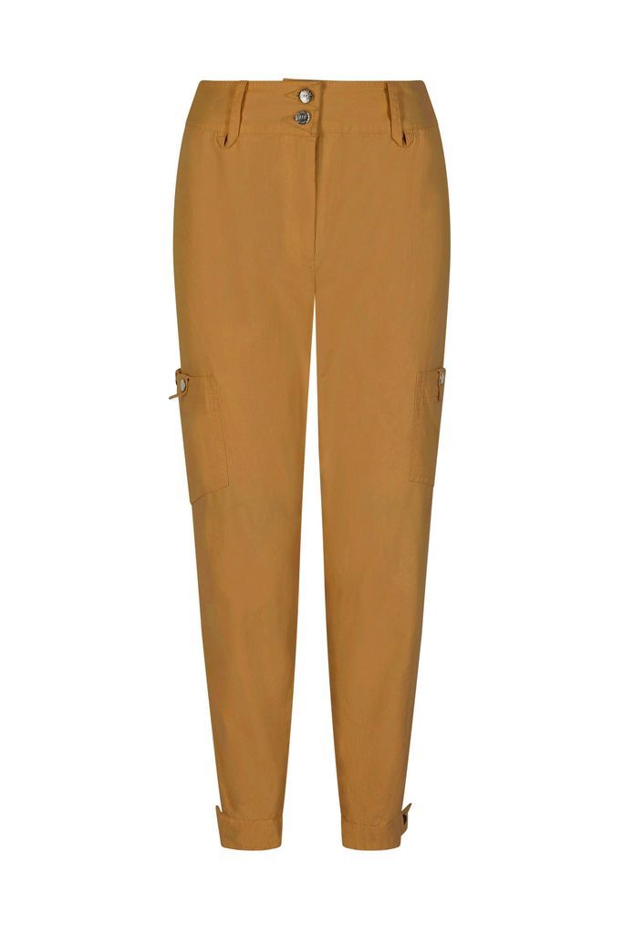 Women's Feather Organic Cotton Trousers - Bronze Brown Extra Small KOMODO