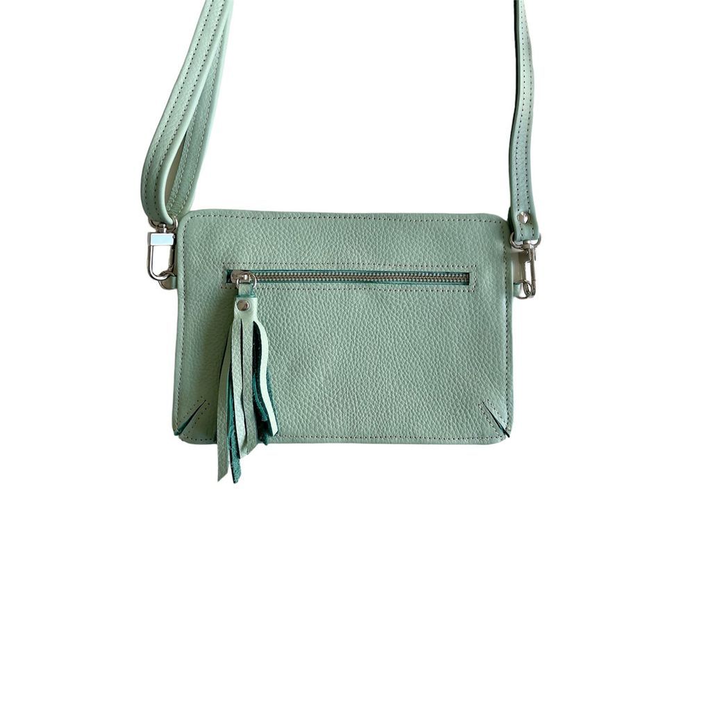 Women's Flat Belt Bag - Green One Size Plum Jensen & Rodes