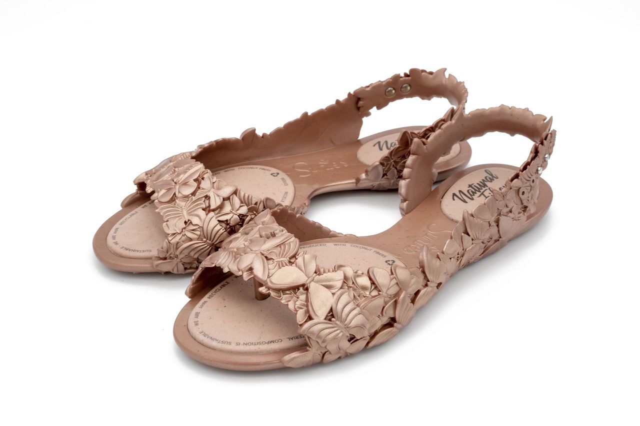 Women's Flexi Butterfly Copper Sandals 3 Uk Sunies