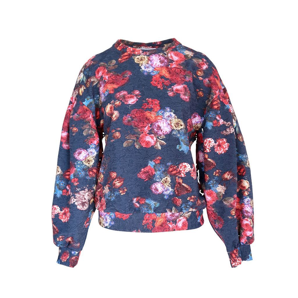 Women's Floral Abundance Sweatshirt One Size VIEILLES ÂMES