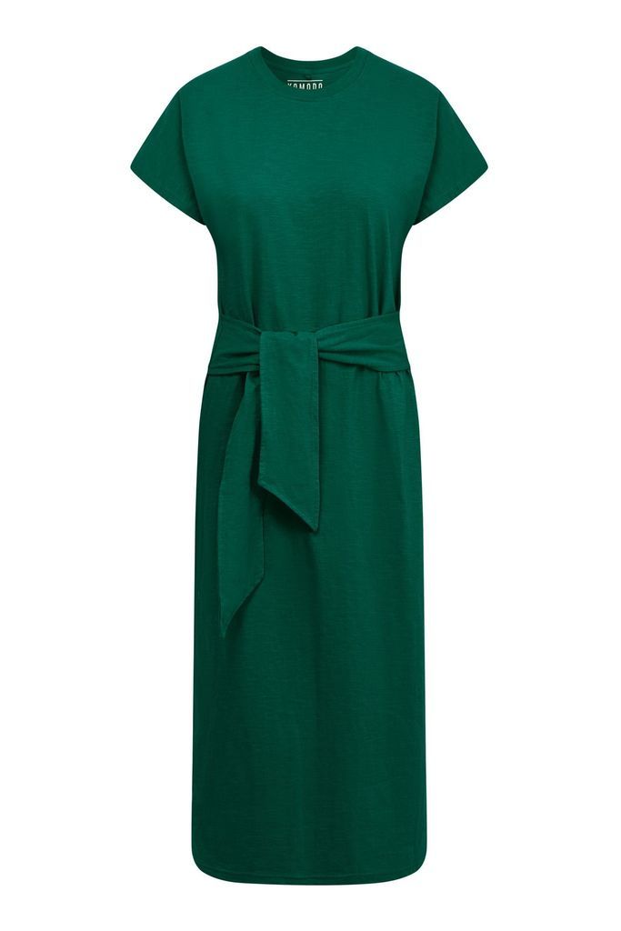 Women's Fonda Organic Cotton Dress - Green Extra Small KOMODO