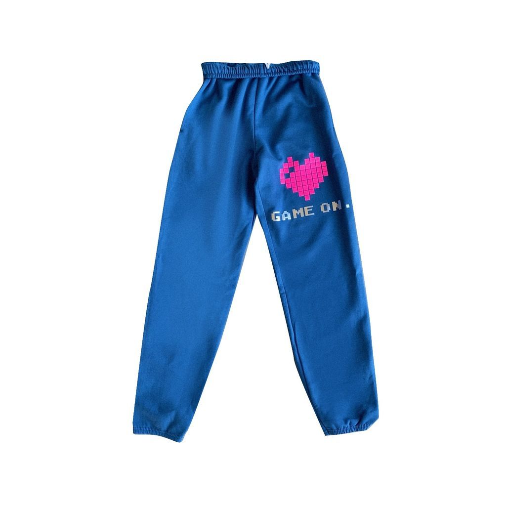 Women's Game On Pocket Sweatpants - Blue Small FOR THE LOVE OF ROCKSTARS