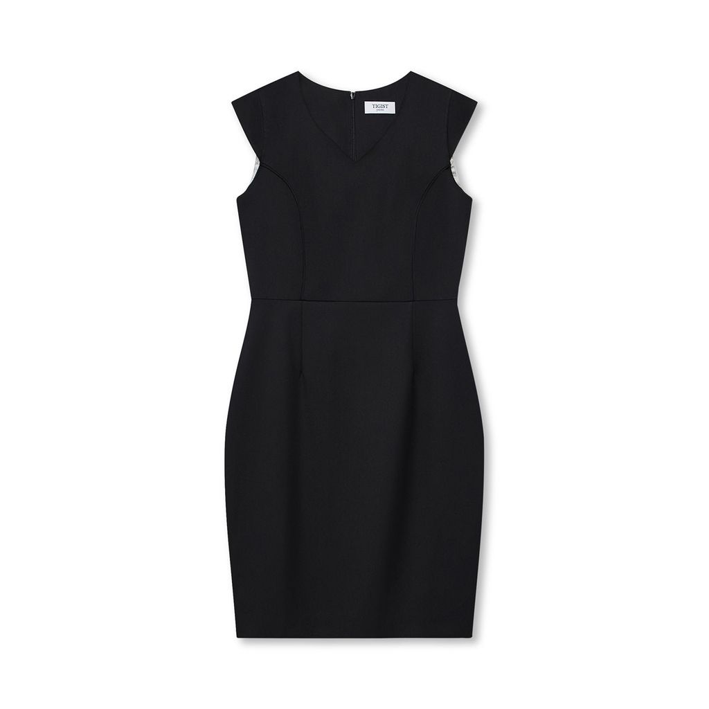 Women's Gene Black Petite Dress 4Xs Tigist Petites