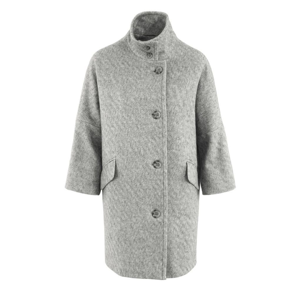 Women's Gisele Grey Short Coat Extra Small VIKIGLOW