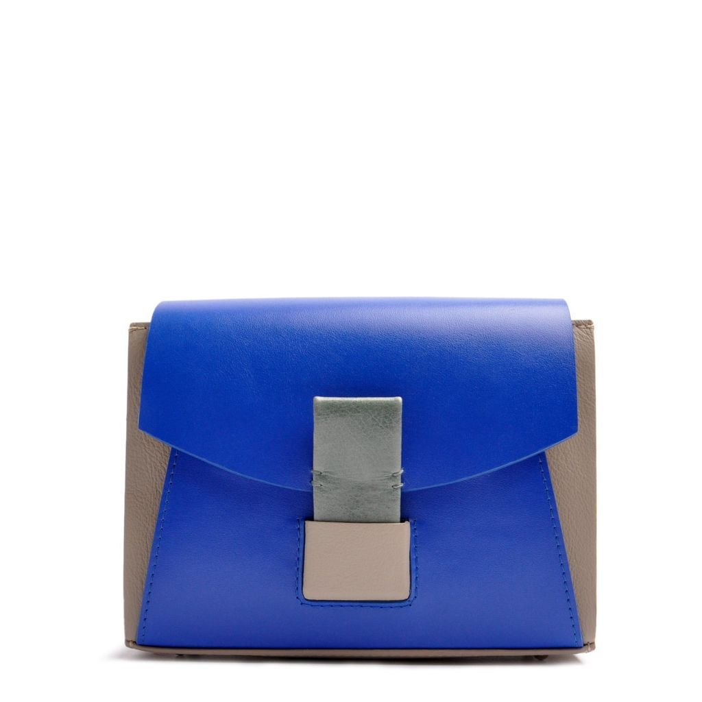 Women's Glide Loop Small In Royal Blue Salvia Green & Grey OSTWALD Finest Couture Bags