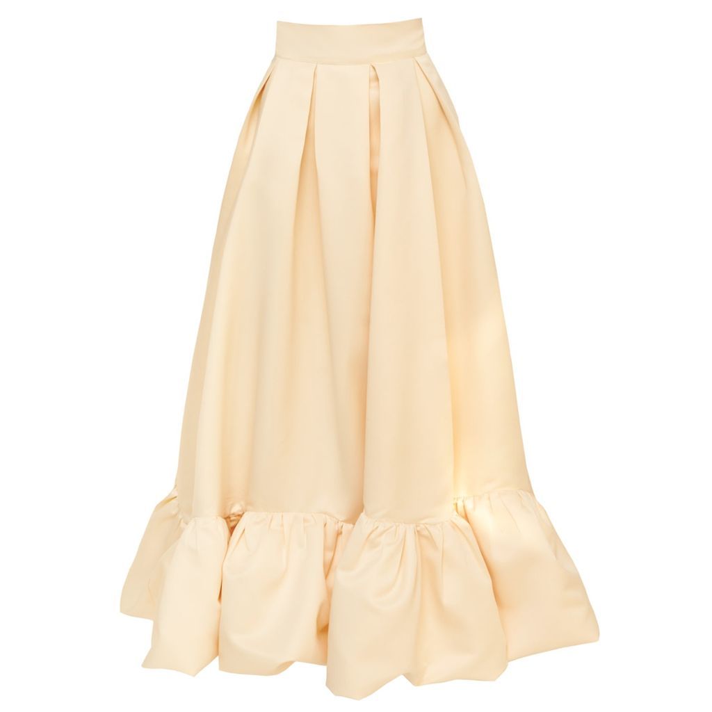 Women's Gold Butter Skirt Extra Small La Musa