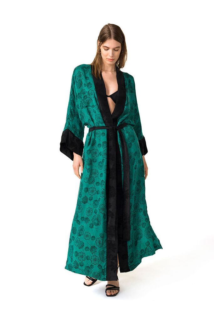 Women's Green Blake Kimono One Size Movom