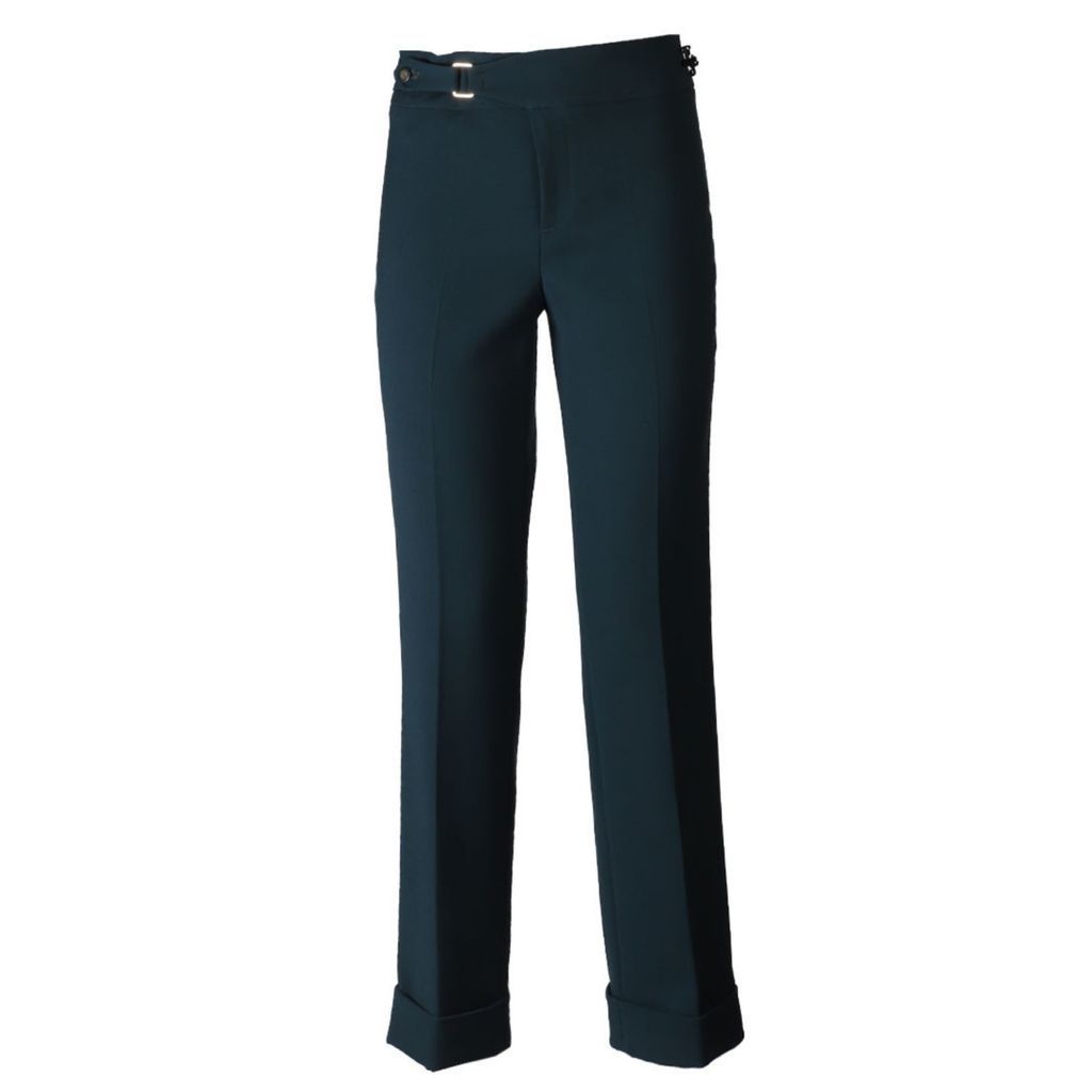 Women's Green Buckle Atelier Pants 02 Xxs The Extreme Collection