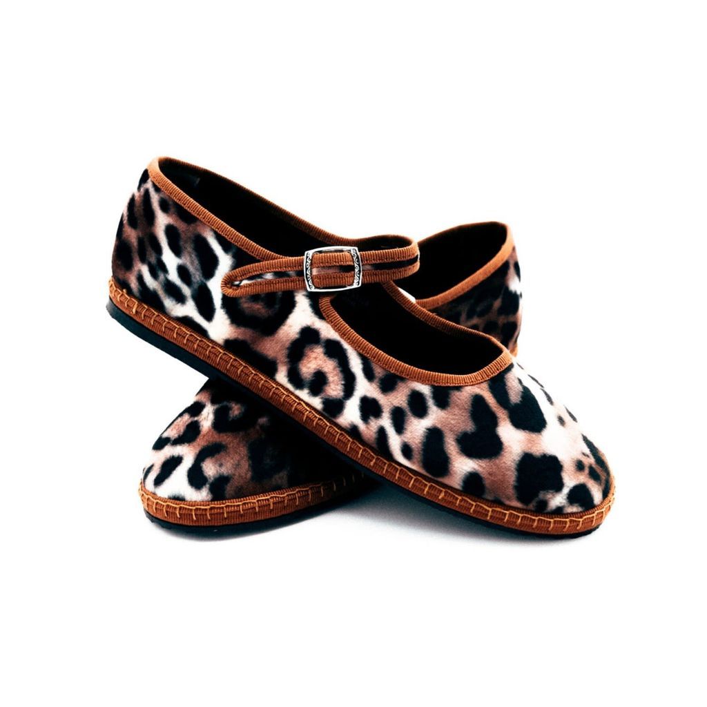Women's Mary Jane Shoes - Leopard 3 Uk mama benz