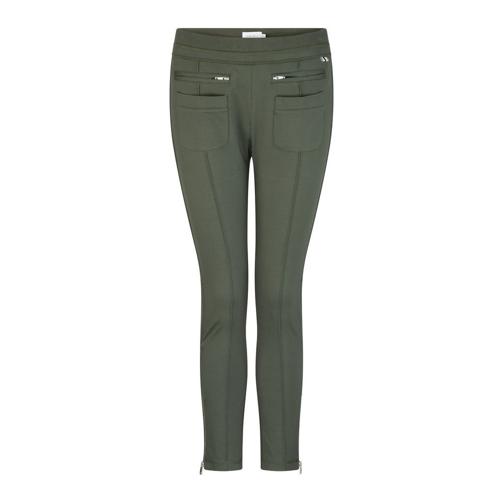 Women's Green Girlfriend Pant - Khaki Extra Small dref by d