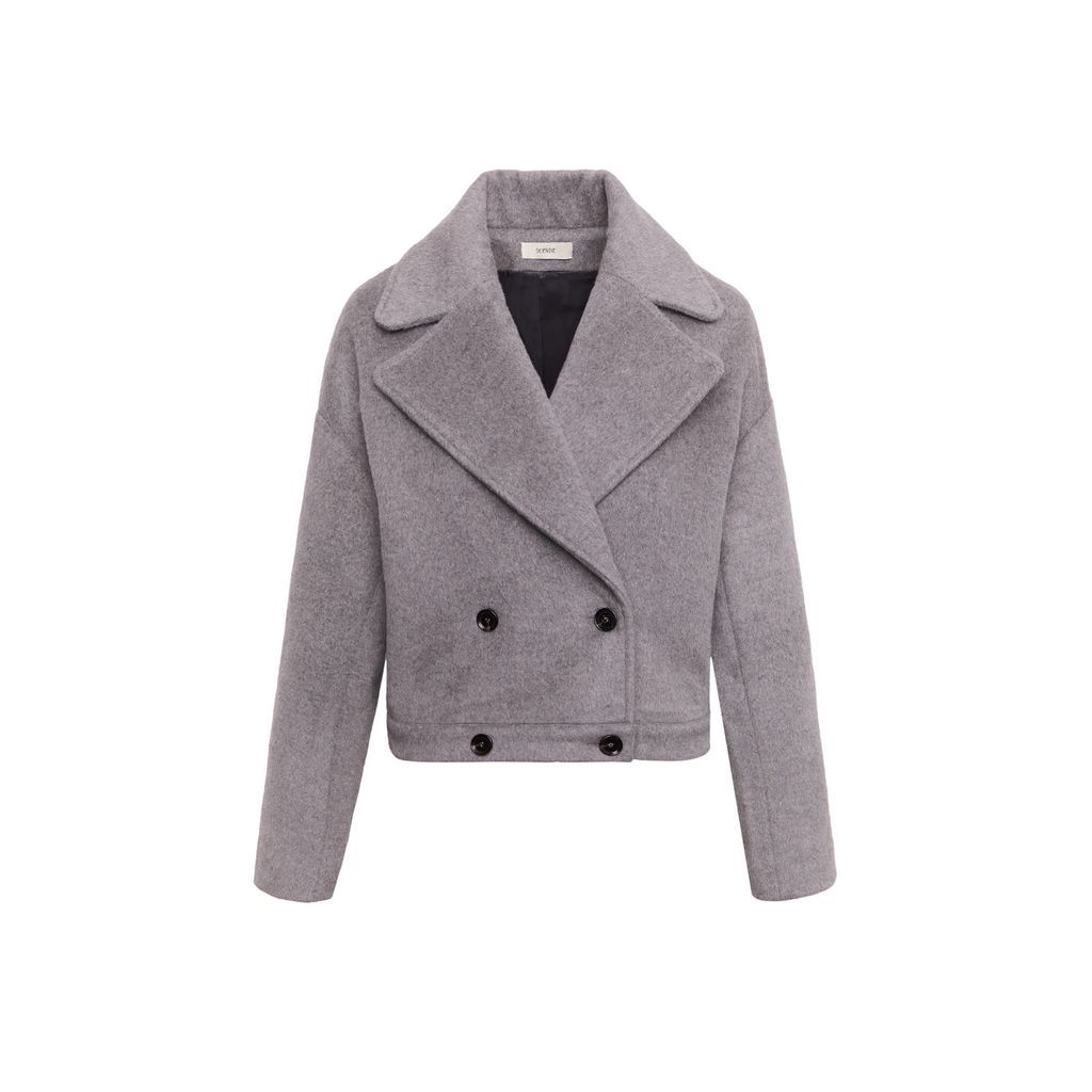 Women's Grey Alva Jacket - Pewter Small Duende