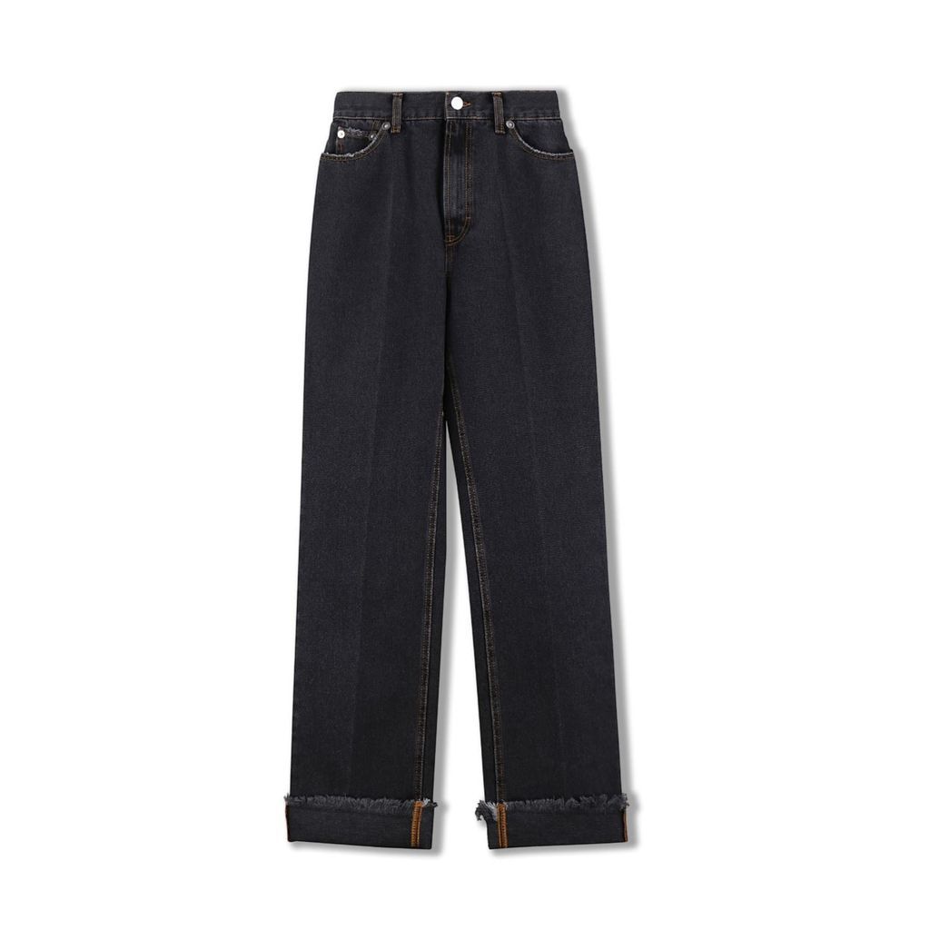 Women's Grey High Waist Jeans Small irAro