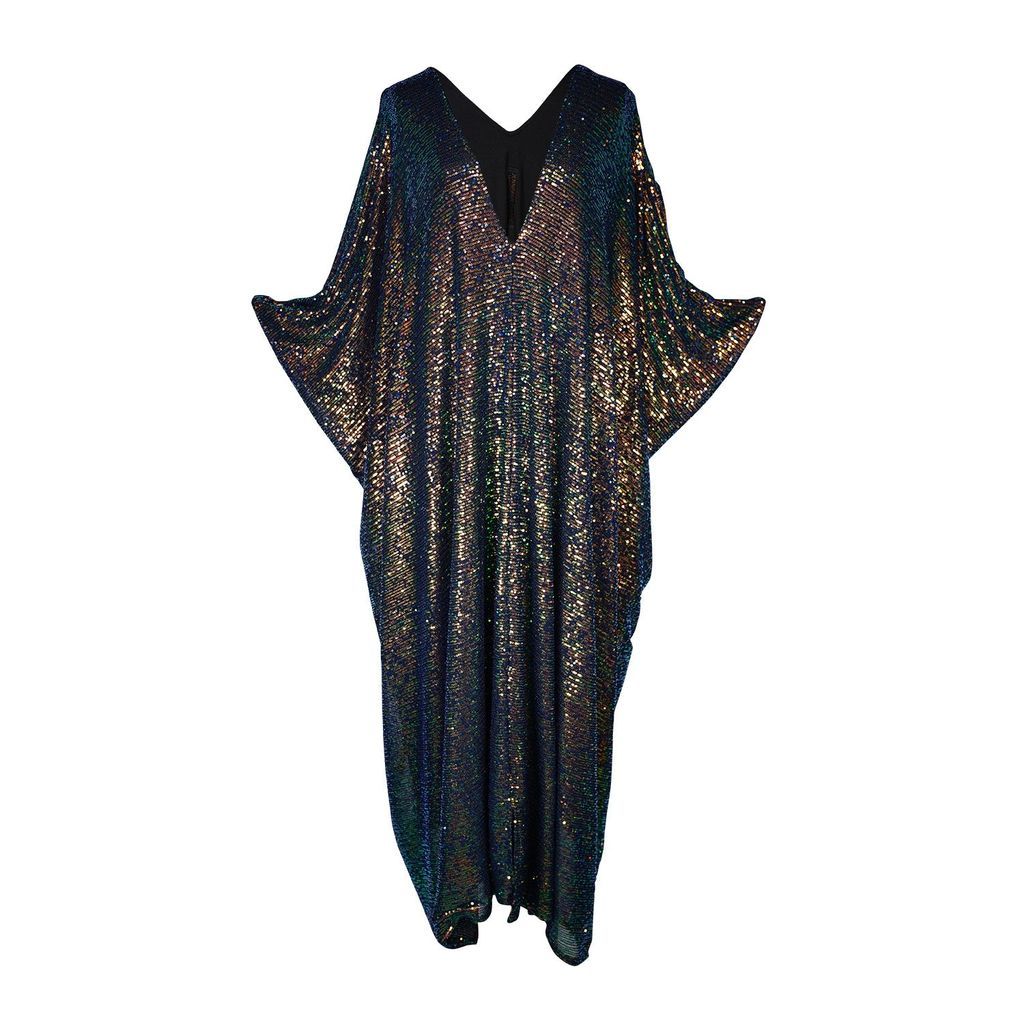 Women's Gryphon Sequin Caftan Kaftan Dress One Size Jennafer Grace