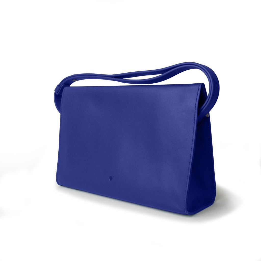 Women's Handmade Adjustable Shoulder Bag - Cobalt Blue godi.