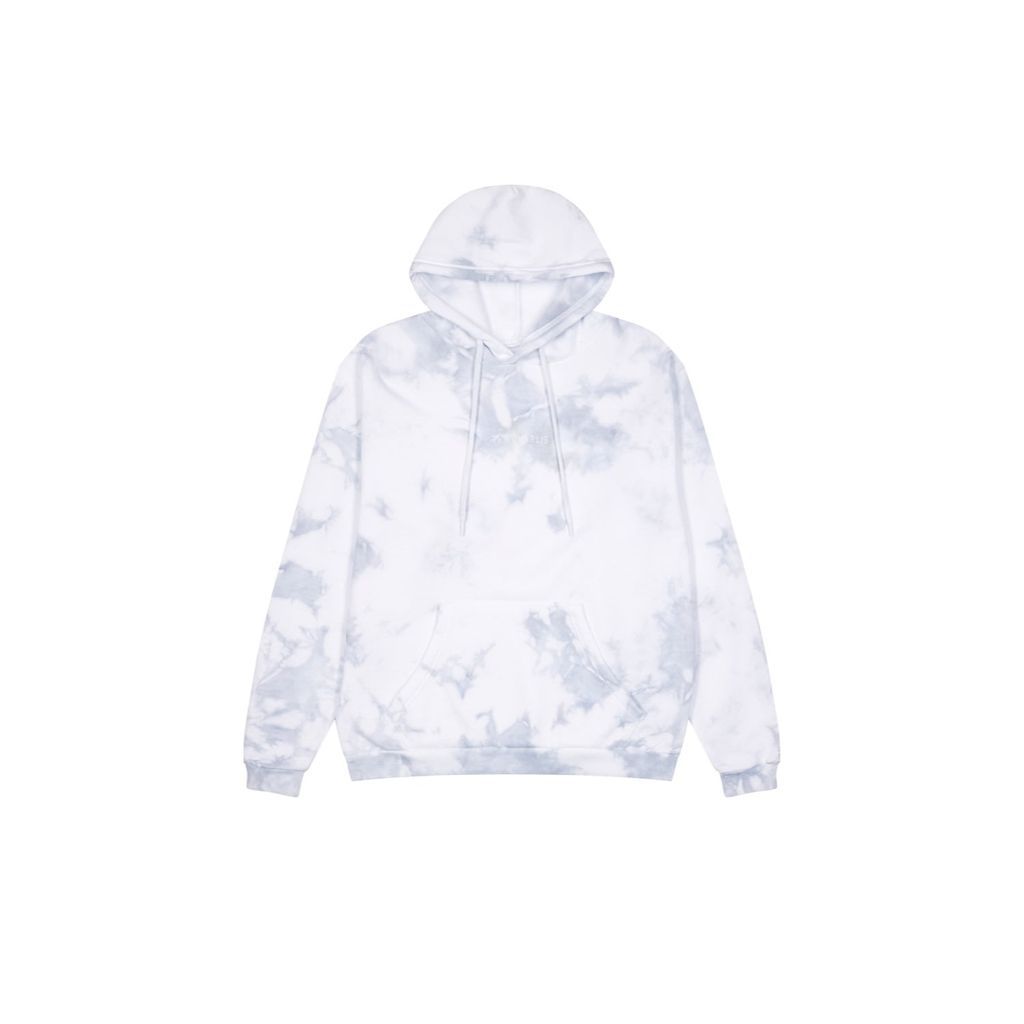 Women's Hello Charlie Hoodie Sand Tie Dye Oversize - Blue Extra Small The Charlie