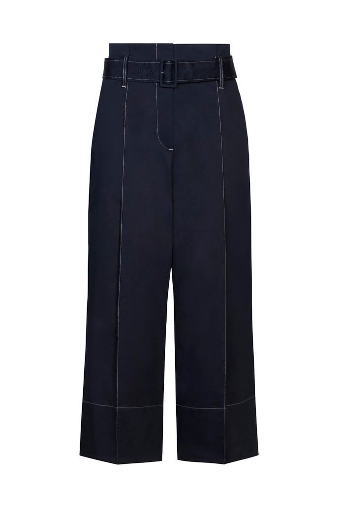 Women's High Waisted Trouser - Blue Extra Small Mirla Beane