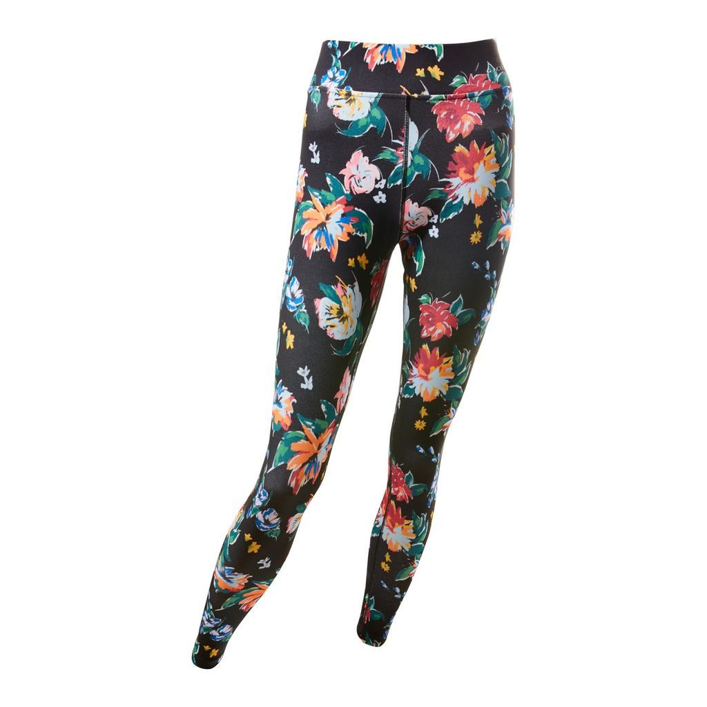 Women's High-Waist Floral Print Leggings Extra Small Q Active