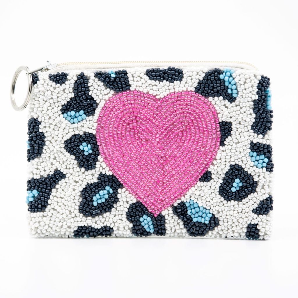 Women's Hot Pink Heart Pouch One Size TIANA DESIGNS