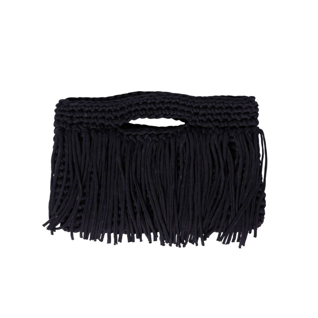 Women's Ios Fringe Clutch In Black N'Onat