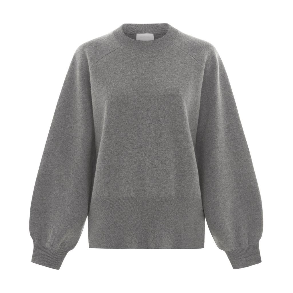 Women's Irena Knitted Sweatshirt In Grey Small Les 100 Ciels