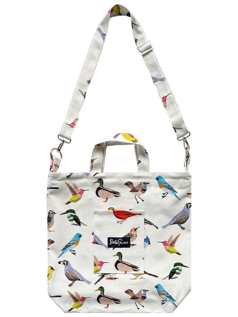 Women's Ivy Tote Birds One Size lesley evers