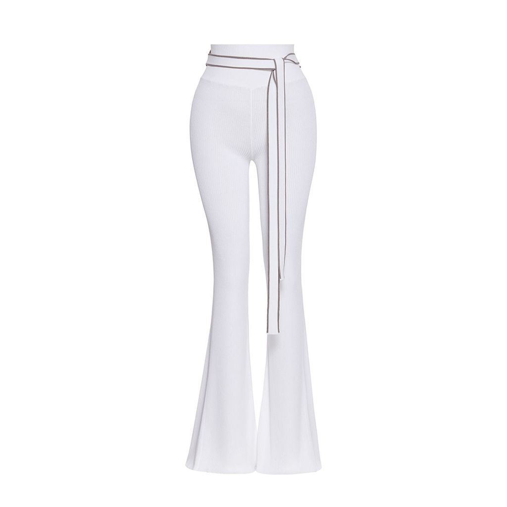 Women's Judy Belted White Trousers Xs/S Atelier38