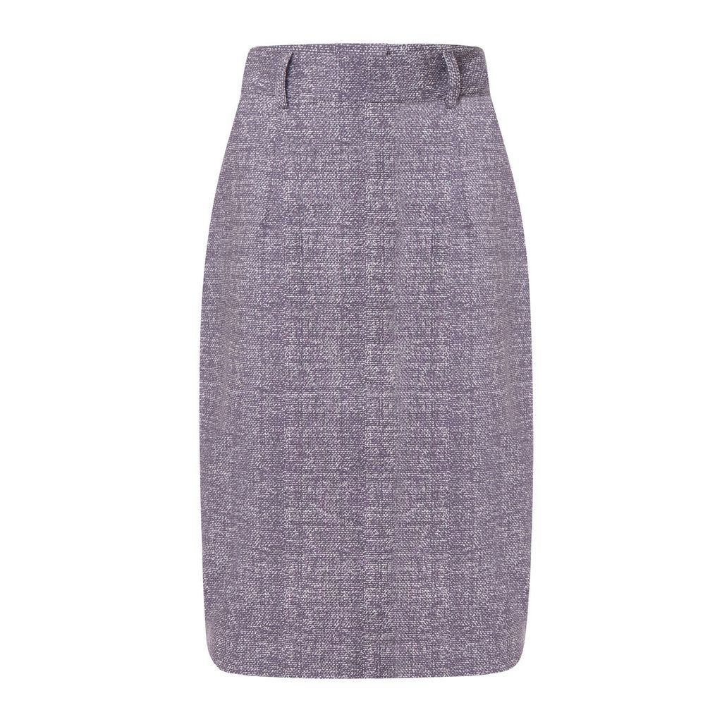 Women's Koui Bologan Print Pencil Skirt - Grey Xxs Winifred Mills