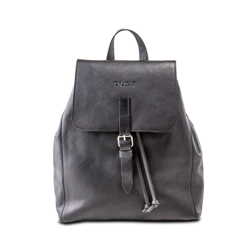 Women's Leather Backpack Arizona Black THE DUST COMPANY