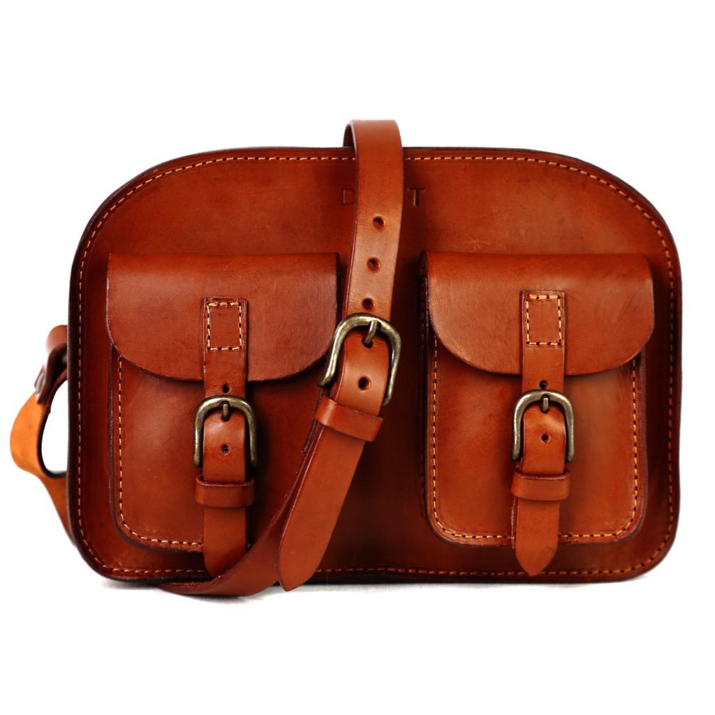Women's Leather Crossbody In Cuoio Brown THE DUST COMPANY