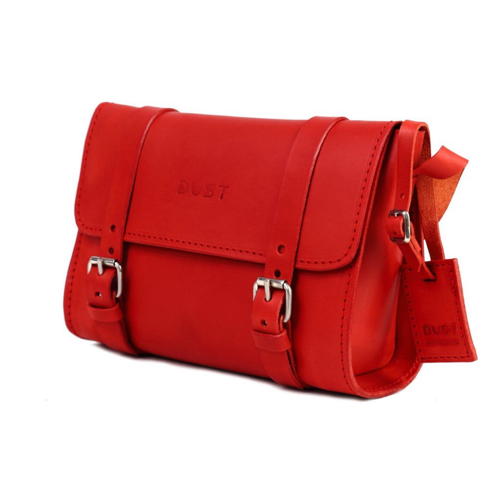 Women's Leather Crossbody In Cuoio Red THE DUST COMPANY
