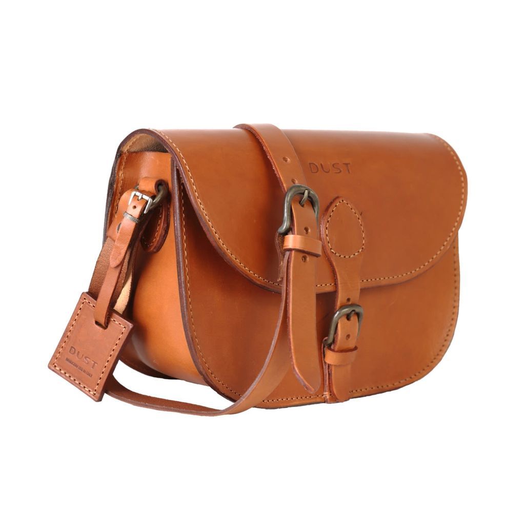 Women's Leather Hobo Bag In Cuoio Brown THE DUST COMPANY