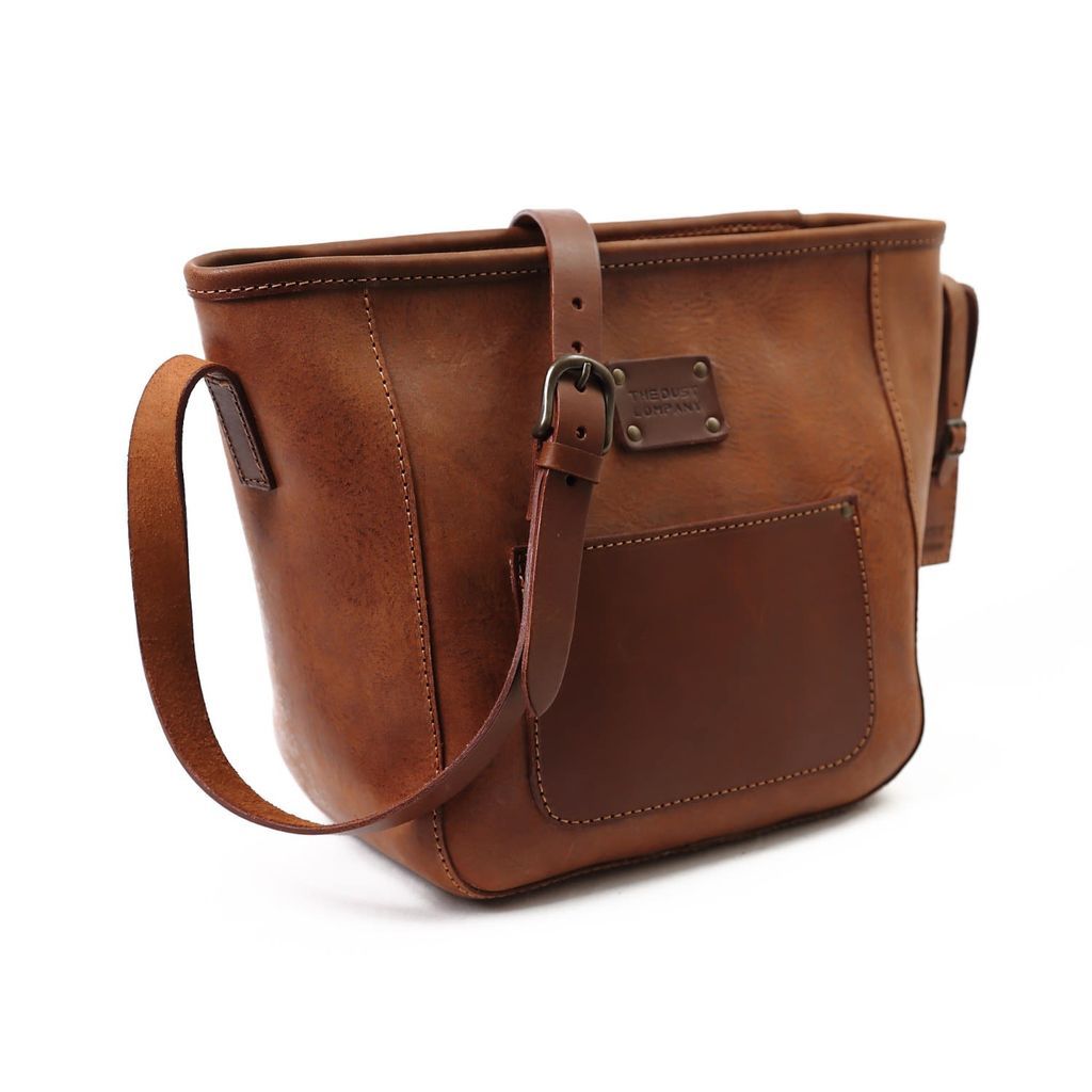 Women's Leather Tote Heritage Brown THE DUST COMPANY