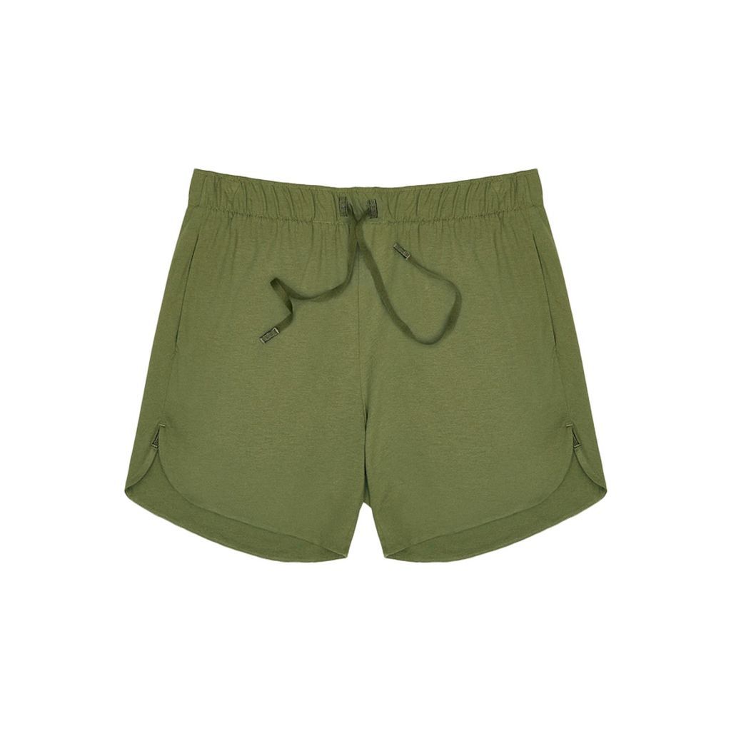 Women's Leisure Shorts - Dark Green Extra Small Chirimoya