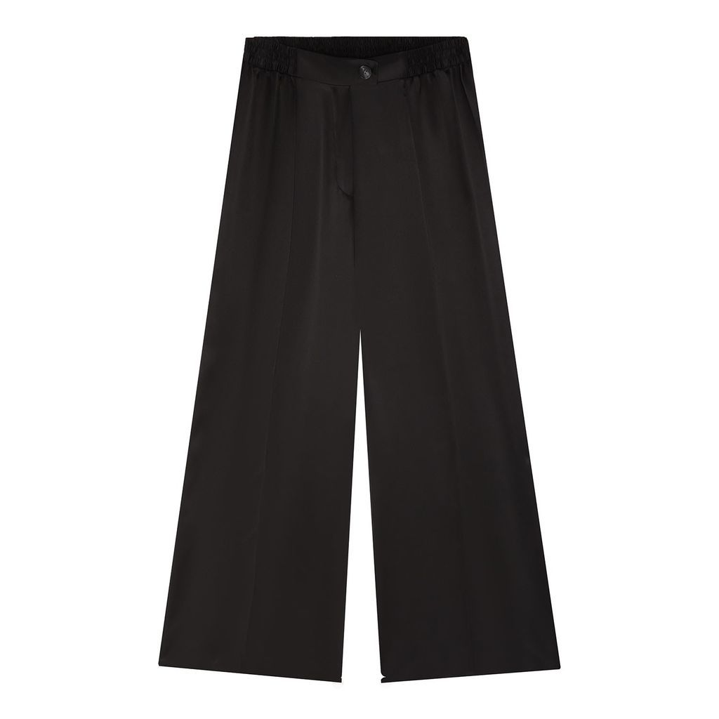 Women's Lexi Sports Luxe Silk Trouser - Onyx Extra Small The Summer Edit