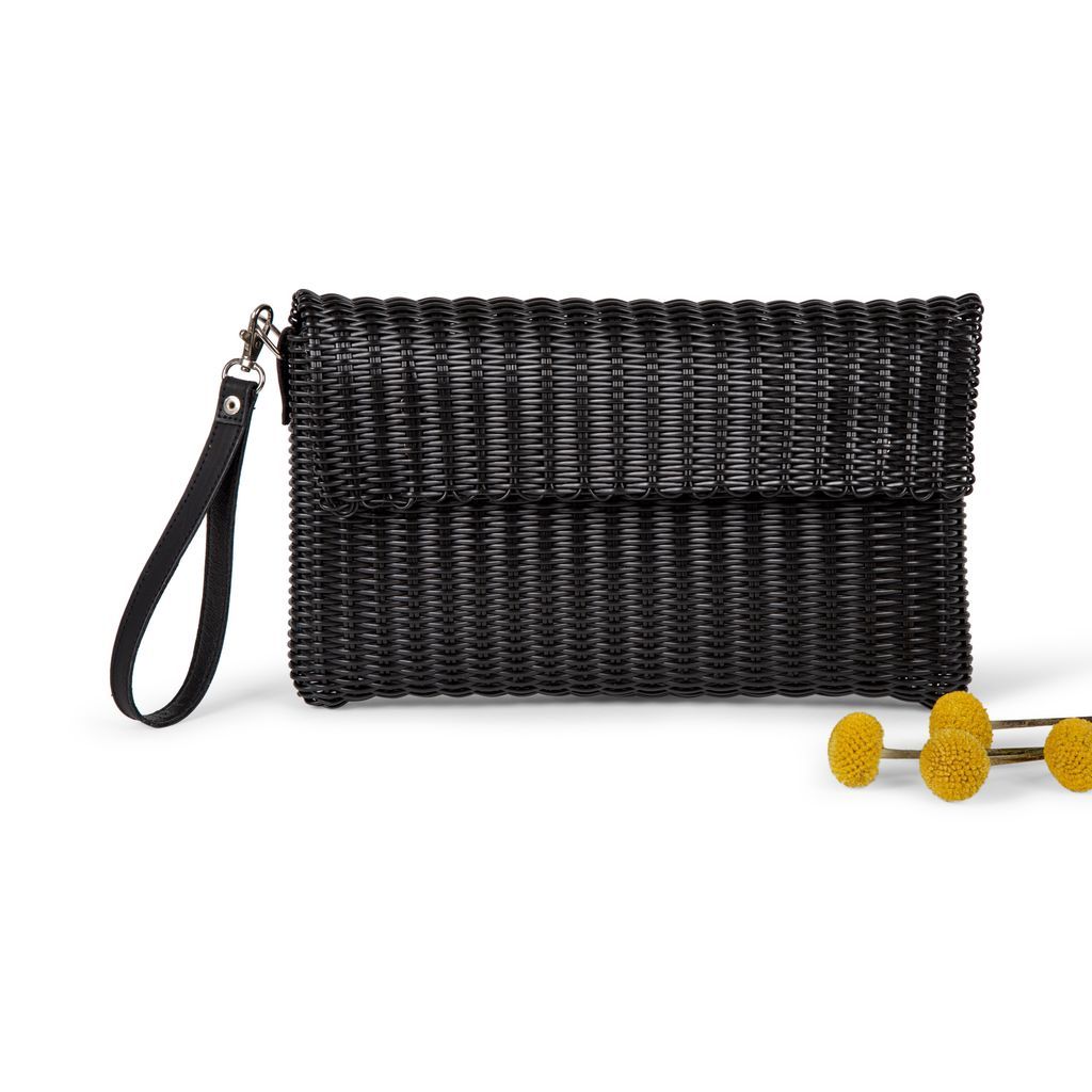 Women's Lina Clutch - Black One Size Salvi Earth