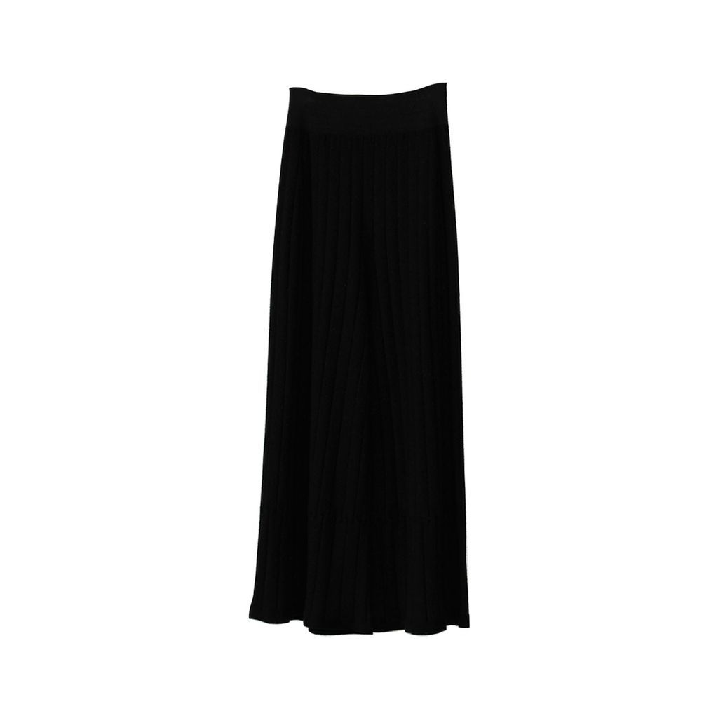 Women's Long Ribbed Pants - Black S/M SORI