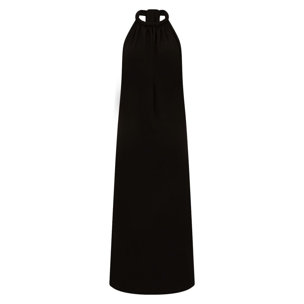 Women's Lullah Halter Maxi Dress In Black One Size COCOOVE