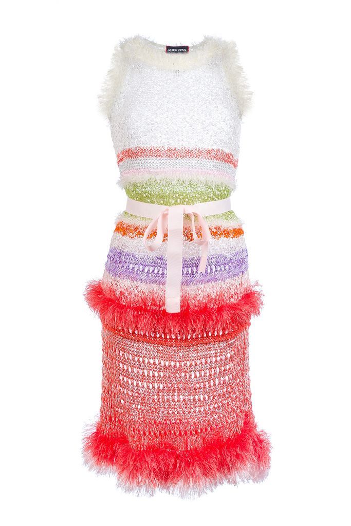 Women's Marlyn Handmade Knit Dress Extra Small ANDREEVA