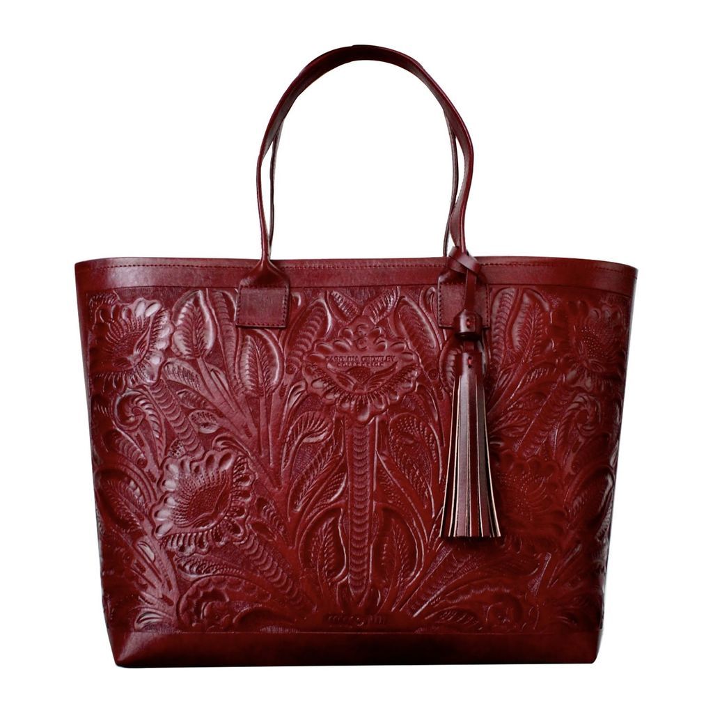 Women's Marruecos Tote Bag - Wine Carolina Crowley