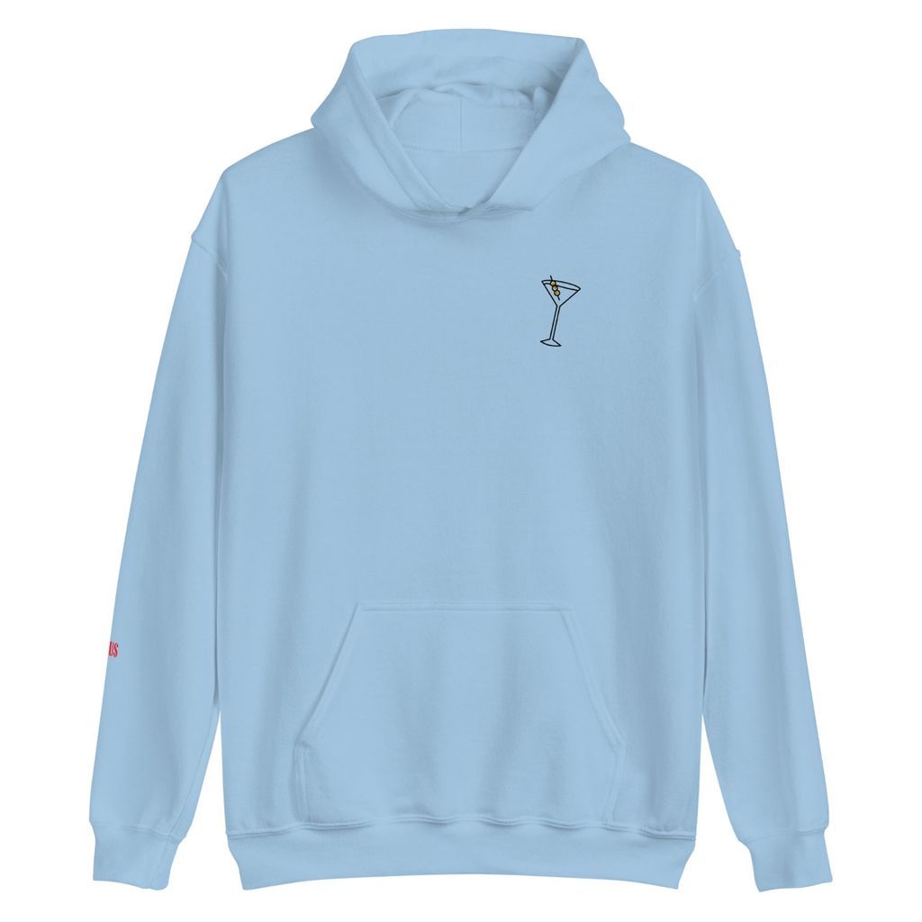 Women's Martini Hoodie- Blue Small NUS