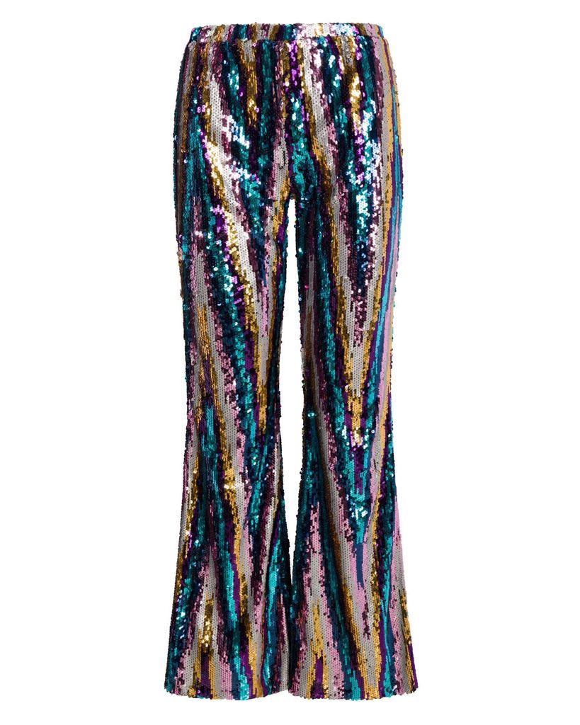 Women's Martini Sequin Pants - Rainbow Glitter 4Xs Meghan Fabulous