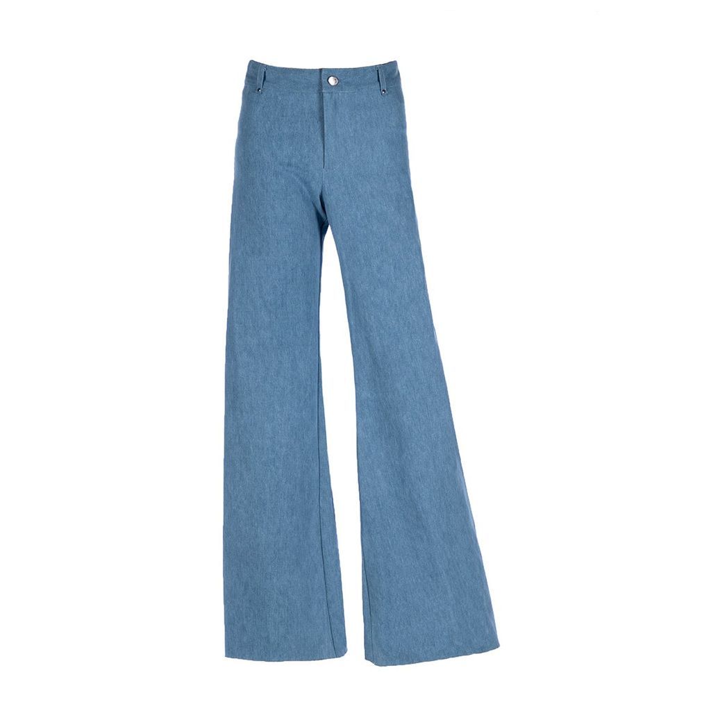 Women's Medium Blue High Waisted Straight Leg Jean Xxs VIEILLES ÂMES