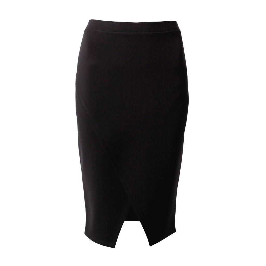 Women's Milena Black Pencil Skirt Extra Small VIKIGLOW