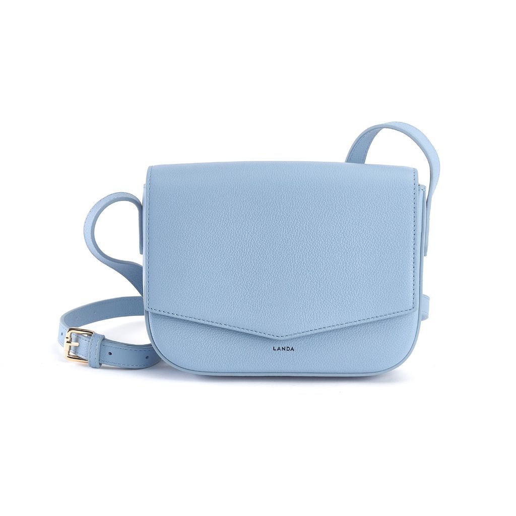 Women's Mini Olivo Blue Crossbody Bag LANDA