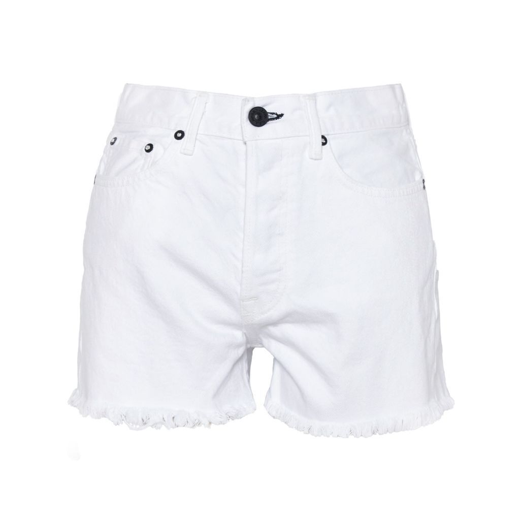 Women's Muse Denim Shorts In White 24