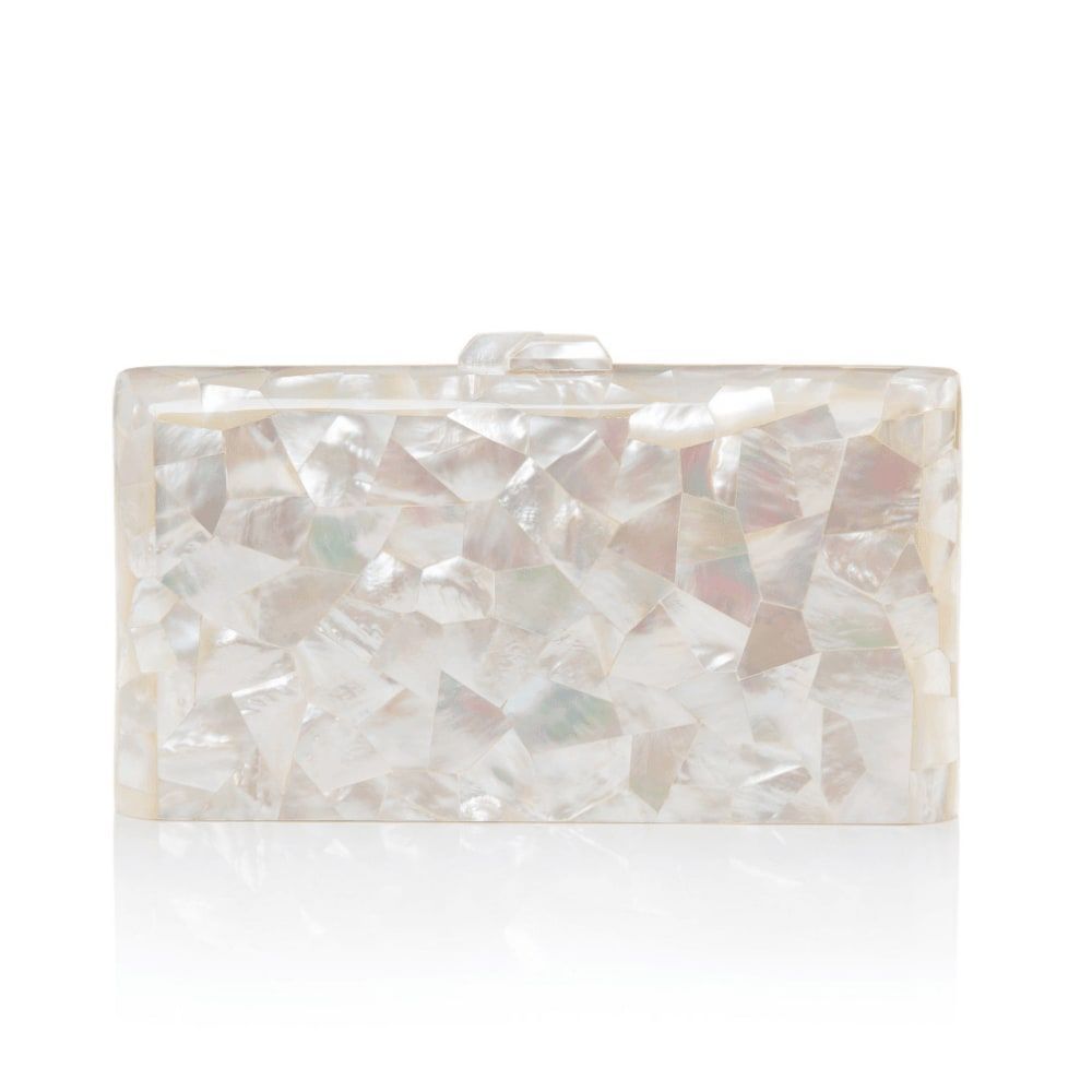 Women's Neutrals / White Aphrodite Mother Of Pearl Bag One Size freya rose