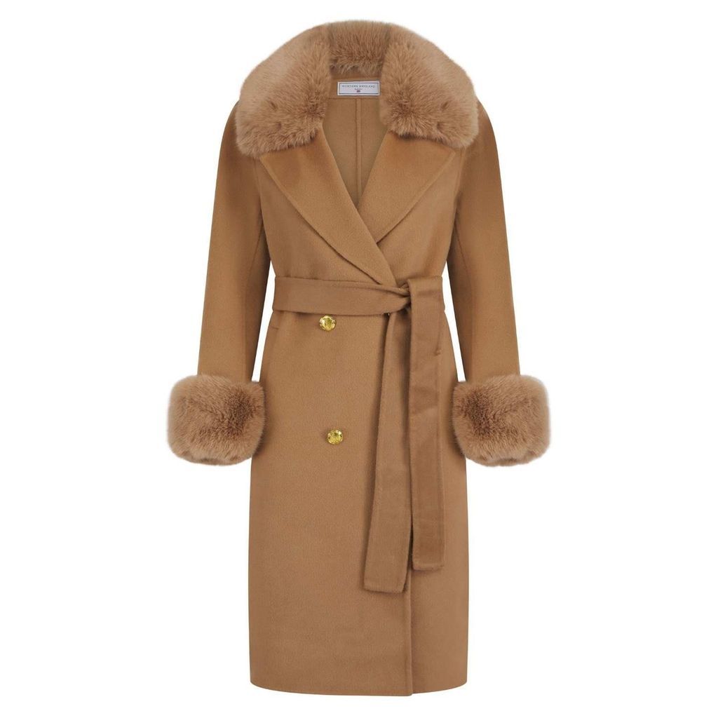 Women's Neutrals Buckingham Cashmere Coat - Tan Small Hortons England