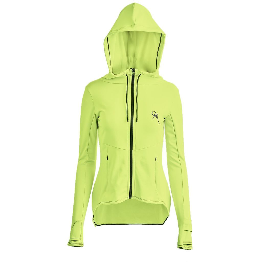 Women's Painite High/Low Watchopening Jacket - Neon Green Extra Small ObservaMé
