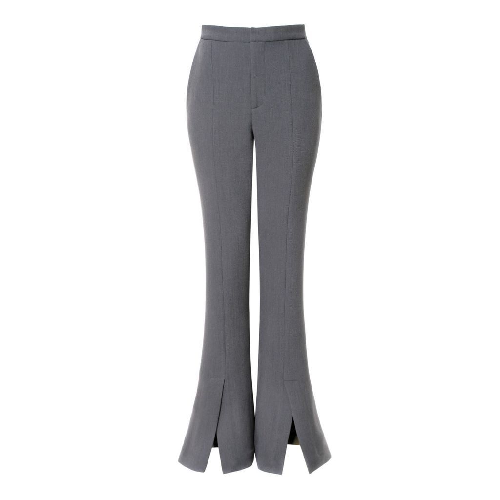 Women's Pants Monica Baltic Grey Flared Pants- Long Extra Small Aggi