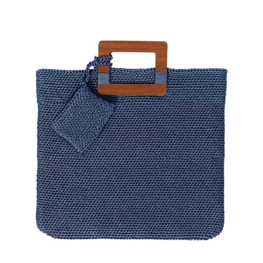 Women's Patmos Crochet Bag In Blue N'Onat